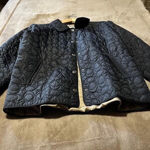 Coach Black Quilted Puffer Jacket
